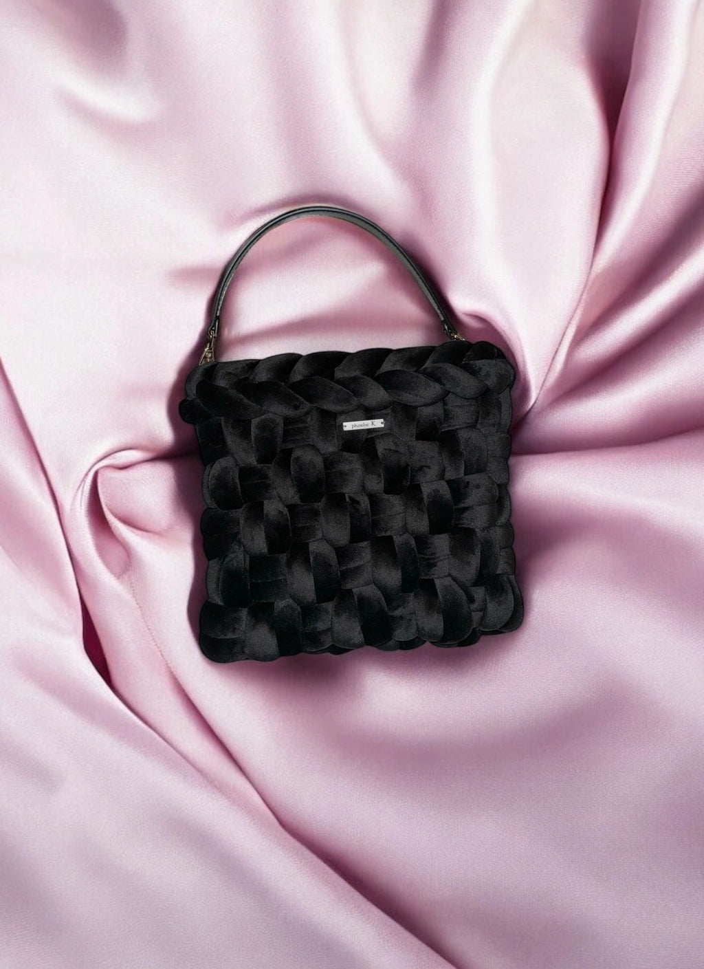 Onyx — Black Velvet Evening Bag