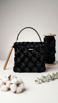 Onyx — Black Velvet Evening Bag