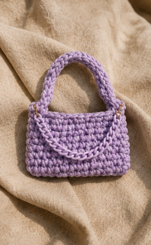 Aurelia — Handwoven Tote with Chain Strap
