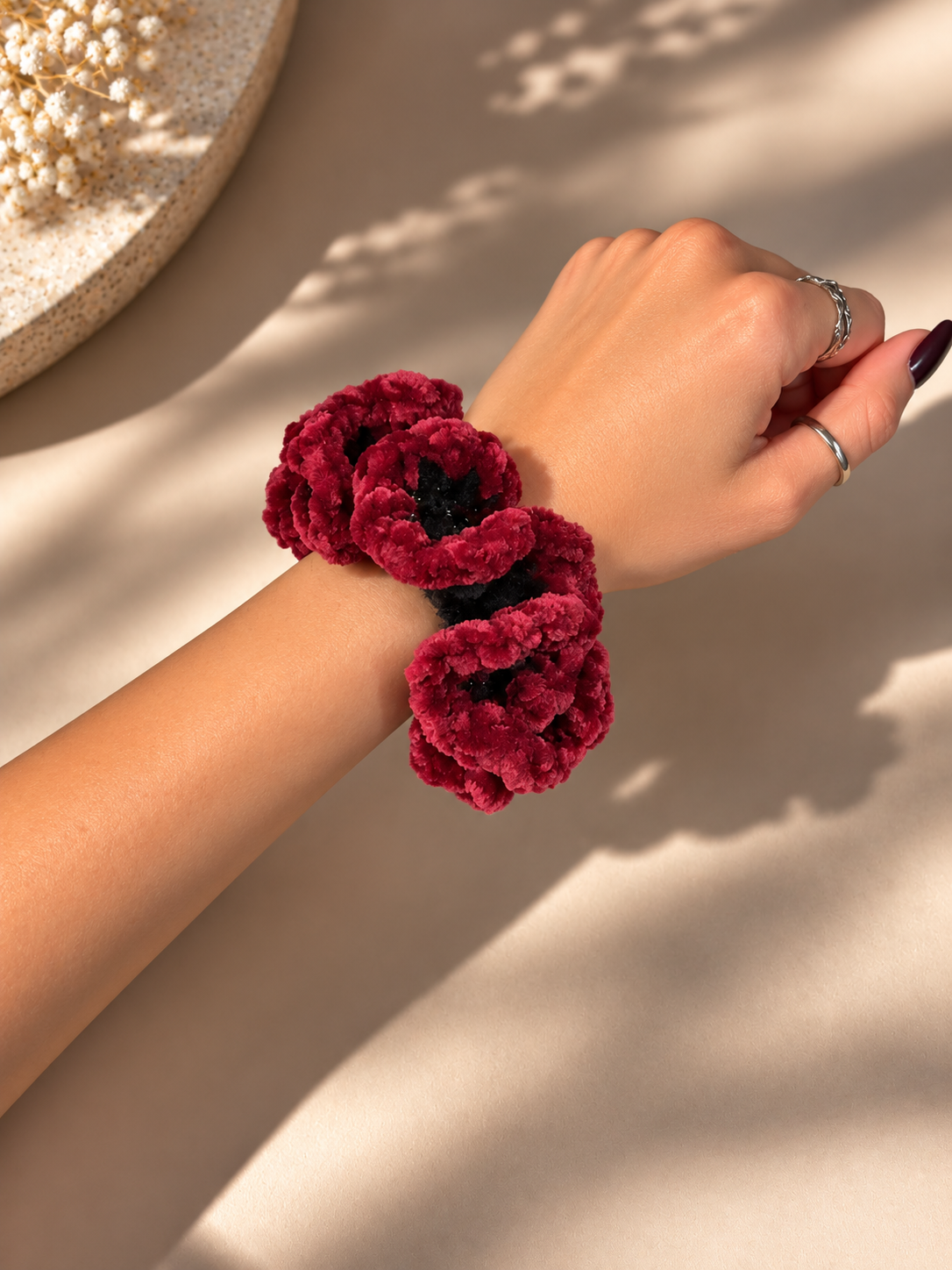 Ruby Red & Black — Large