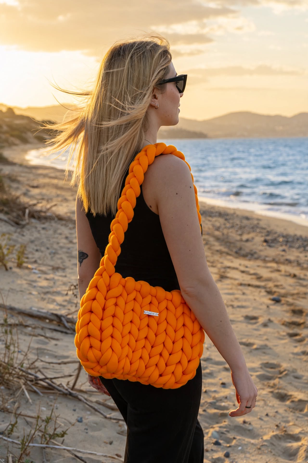 Cascade — Chunky Knit Crochet Bag