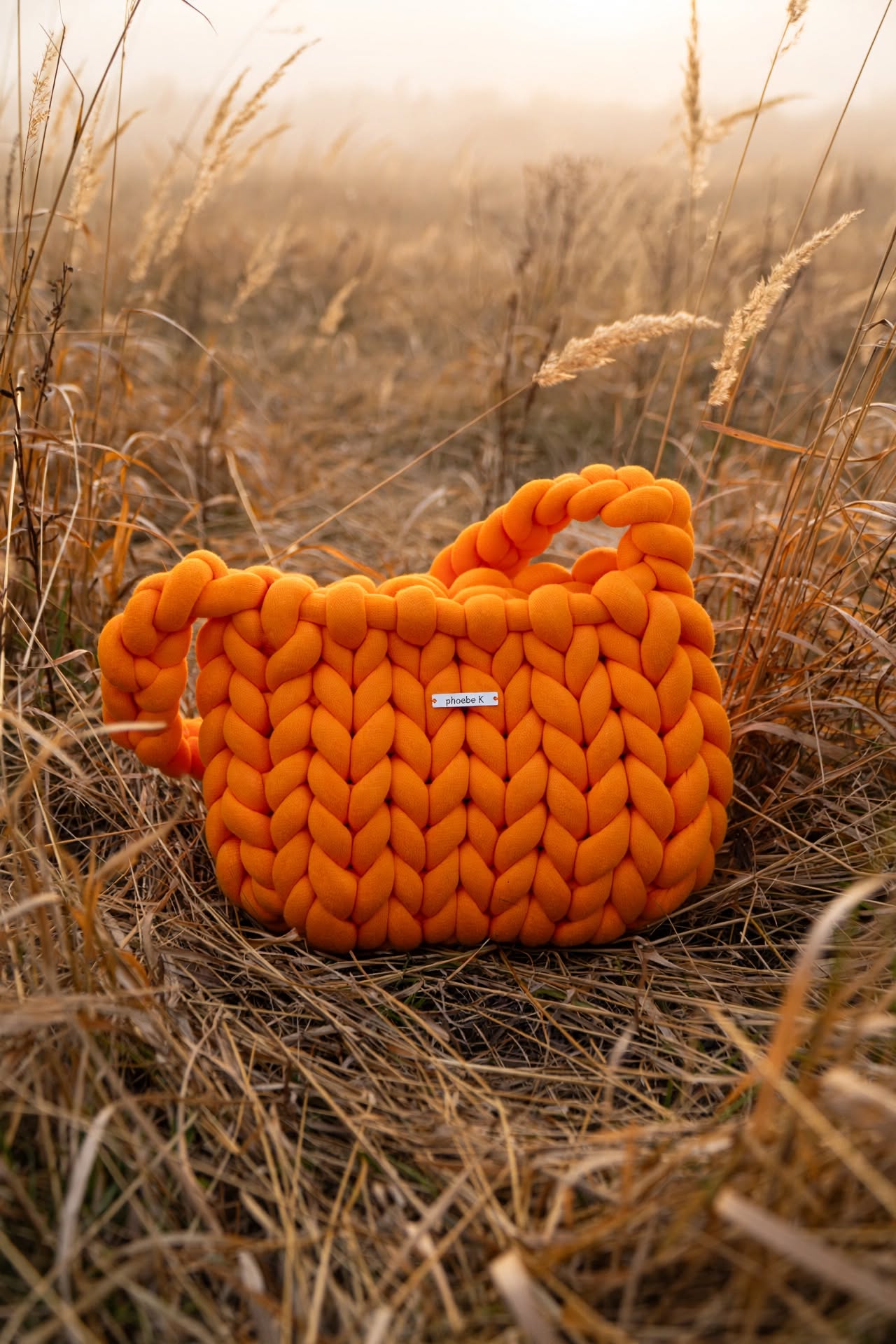 Cascade — Chunky Knit Crochet Bag
